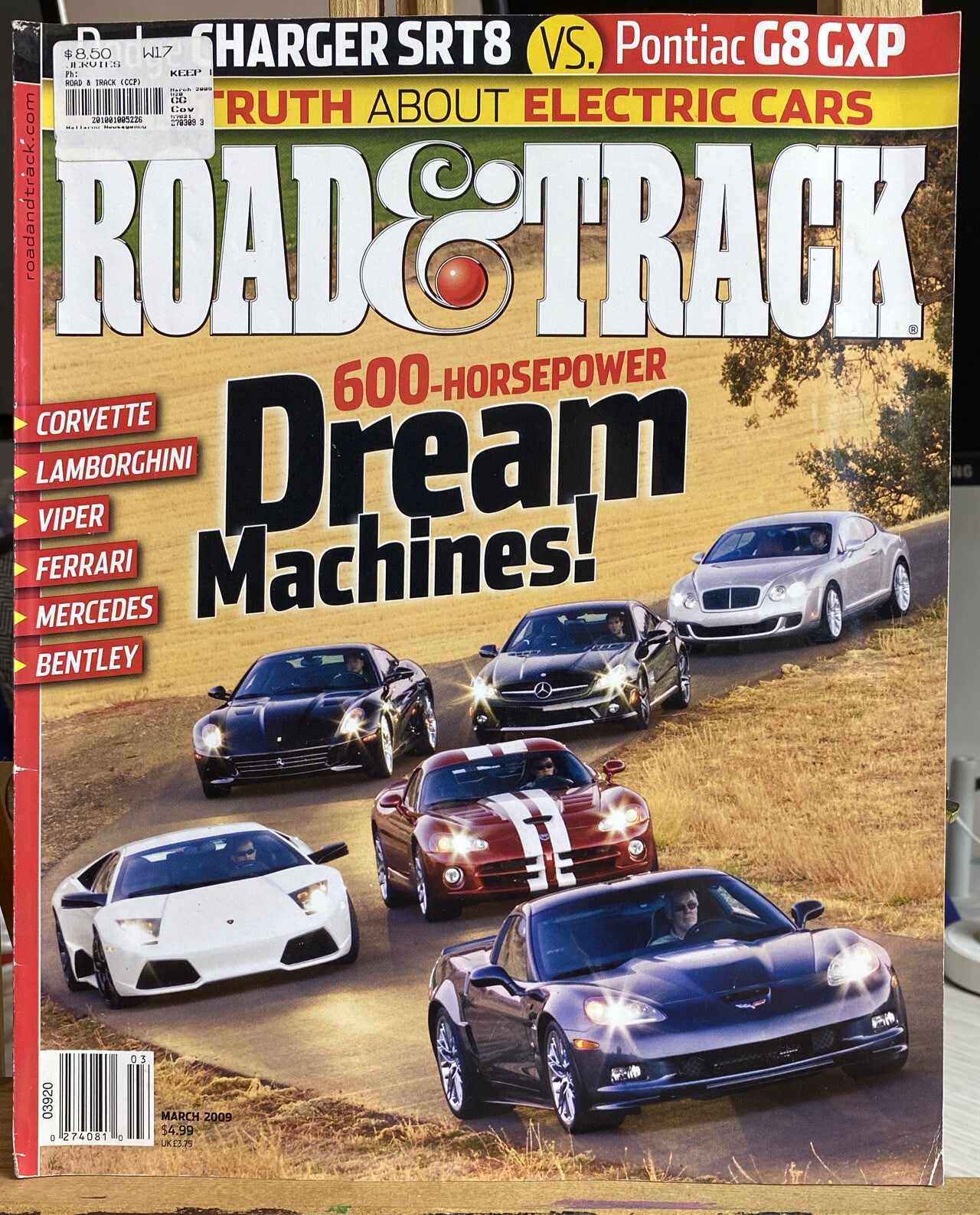 Road And Track March 2009 Magazine In Good Condition