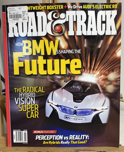 Road And Track March 2010 Magazine In Good Condition