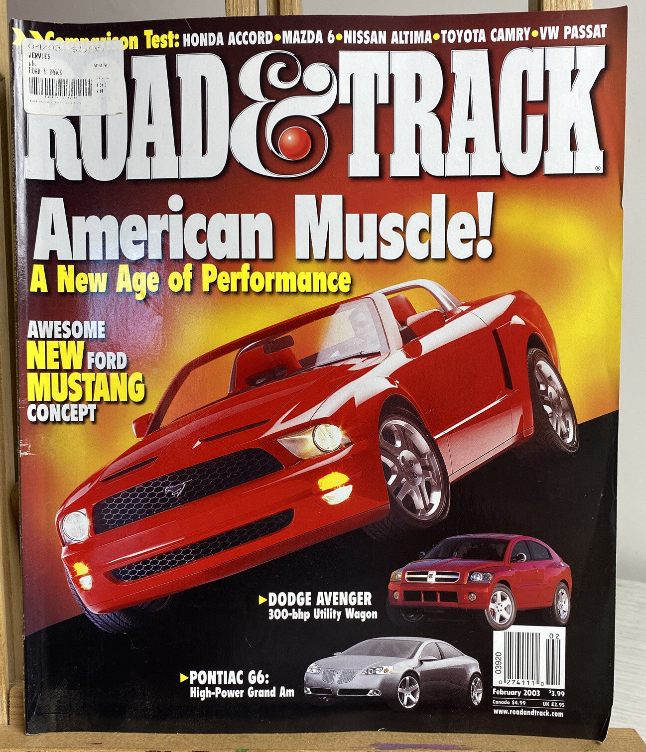 Road And Track February 2003 Magazine In Good Condition