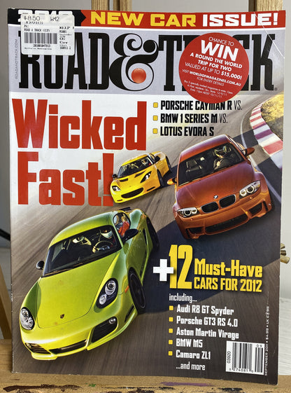 Road And Track September 2011 Magazine In Good Condition