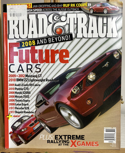 Road And Track November 2006 Magazine In Good Condition