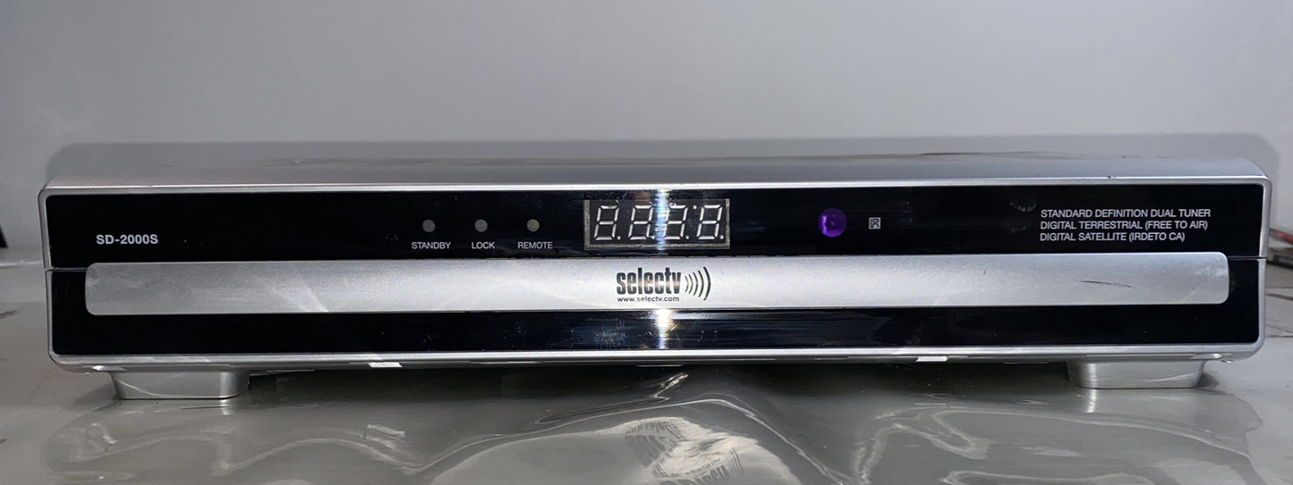 Selectv Digital Tuner SD-2000S NO remote tested working In VGC 3469
