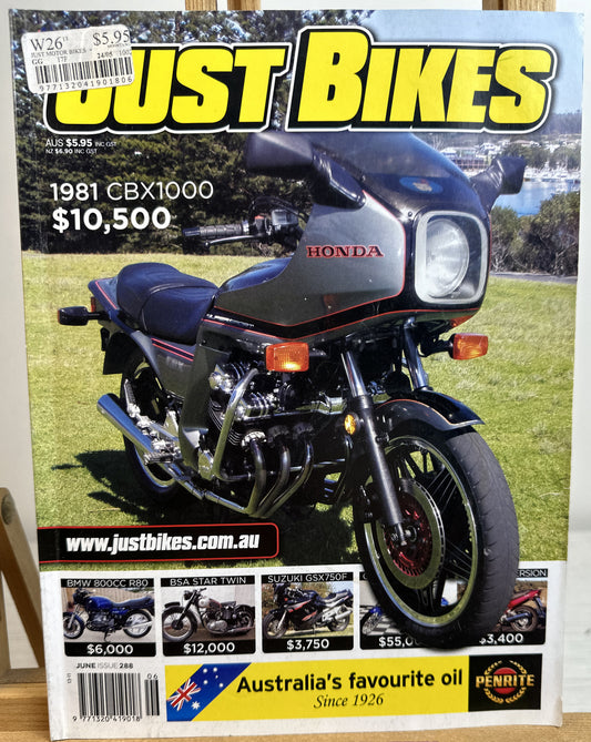 Just Bikes No 288 June 2013 Magazine In Good Condition