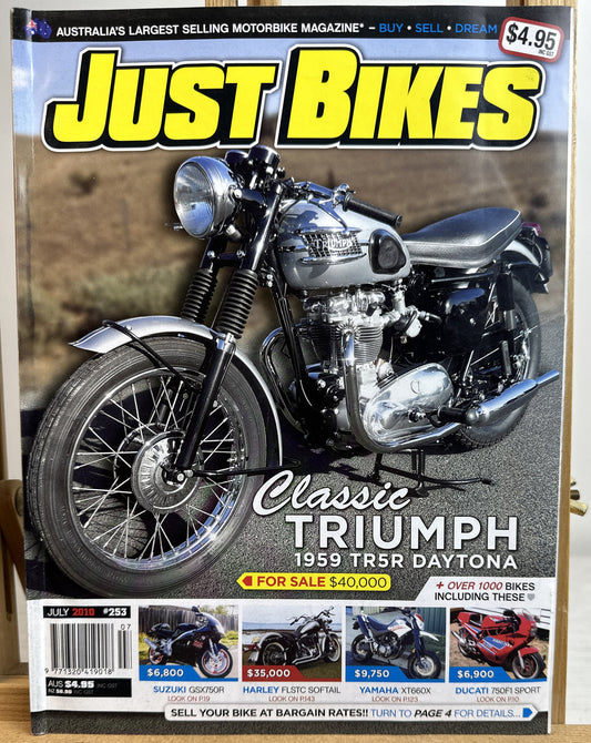 Just Bikes No 253 July 2010 Magazine In Good Condition