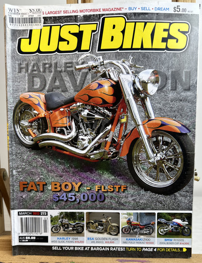 Just Bikes No 273 March 2012 Magazine In Good Condition