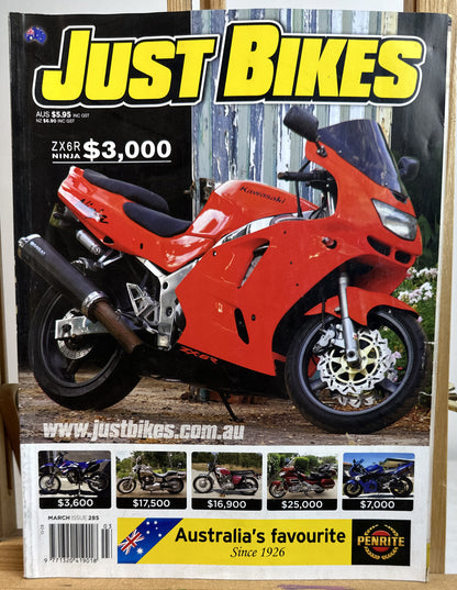 Just Bikes No 285 March 2013 Magazine In Good Condition