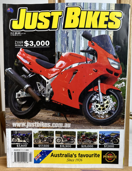 Just Bikes No 285 March 2013 Magazine In Good Condition