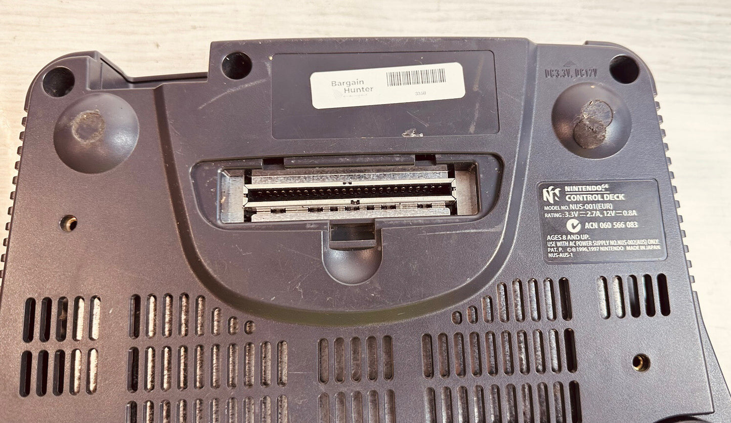 Nintendo 64 / N64 Console Model NUS-001 with ACC In Good Condition 3358