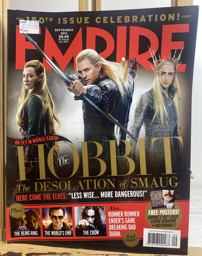 Empire Magazine September 2013 In Good Condition