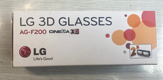 Two LG passive 3D Glasses AG-F200 bundle for LG cinema 3D Orange Colour 3782
