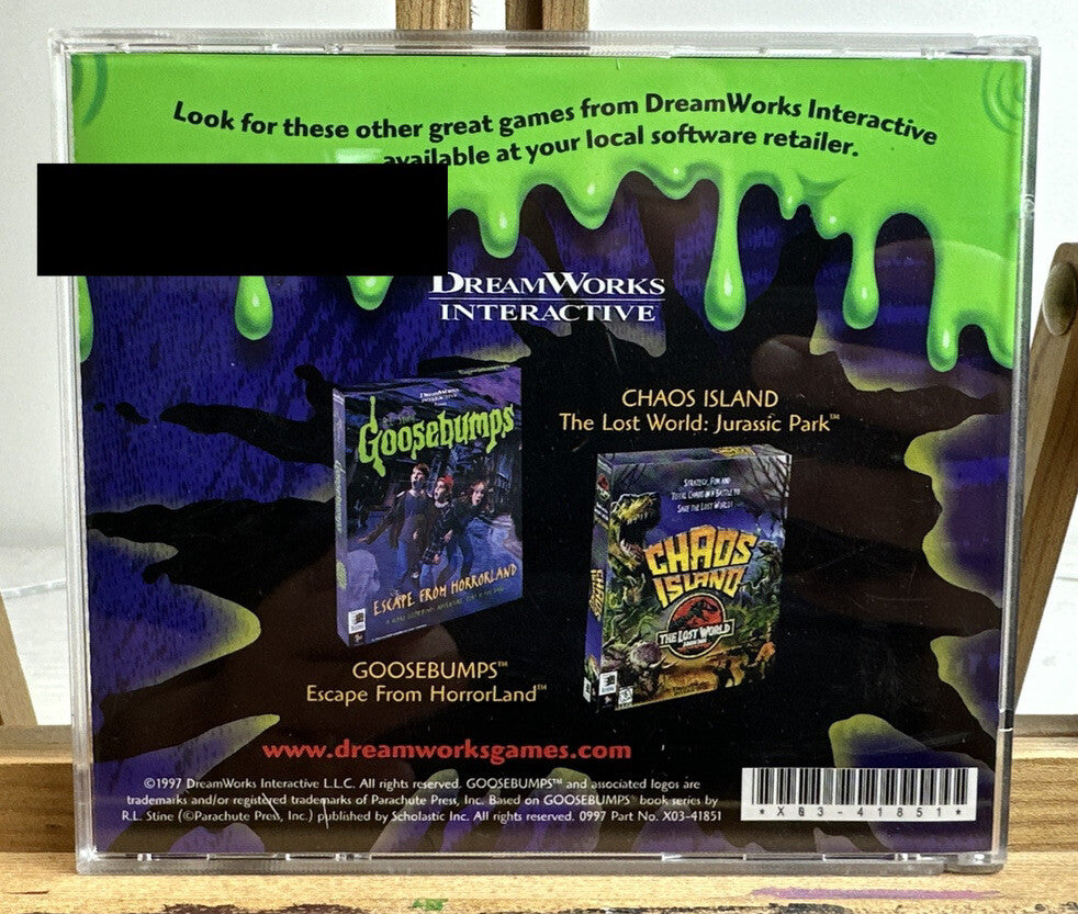 Goosebumps - Attack of the Mutant Dreamworks R.L. Stine Big Box PC CD-ROM - rare