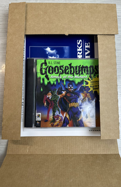 Goosebumps - Attack of the Mutant Dreamworks R.L. Stine Big Box PC CD-ROM - rare