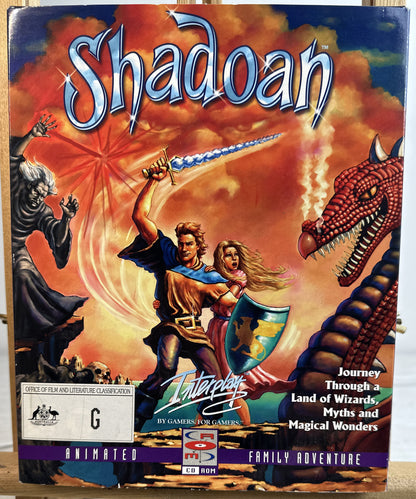 Kingdom II Shadoan Interplay 1996 PC DOS Win 95 Big Box PC Game Complete In VGC