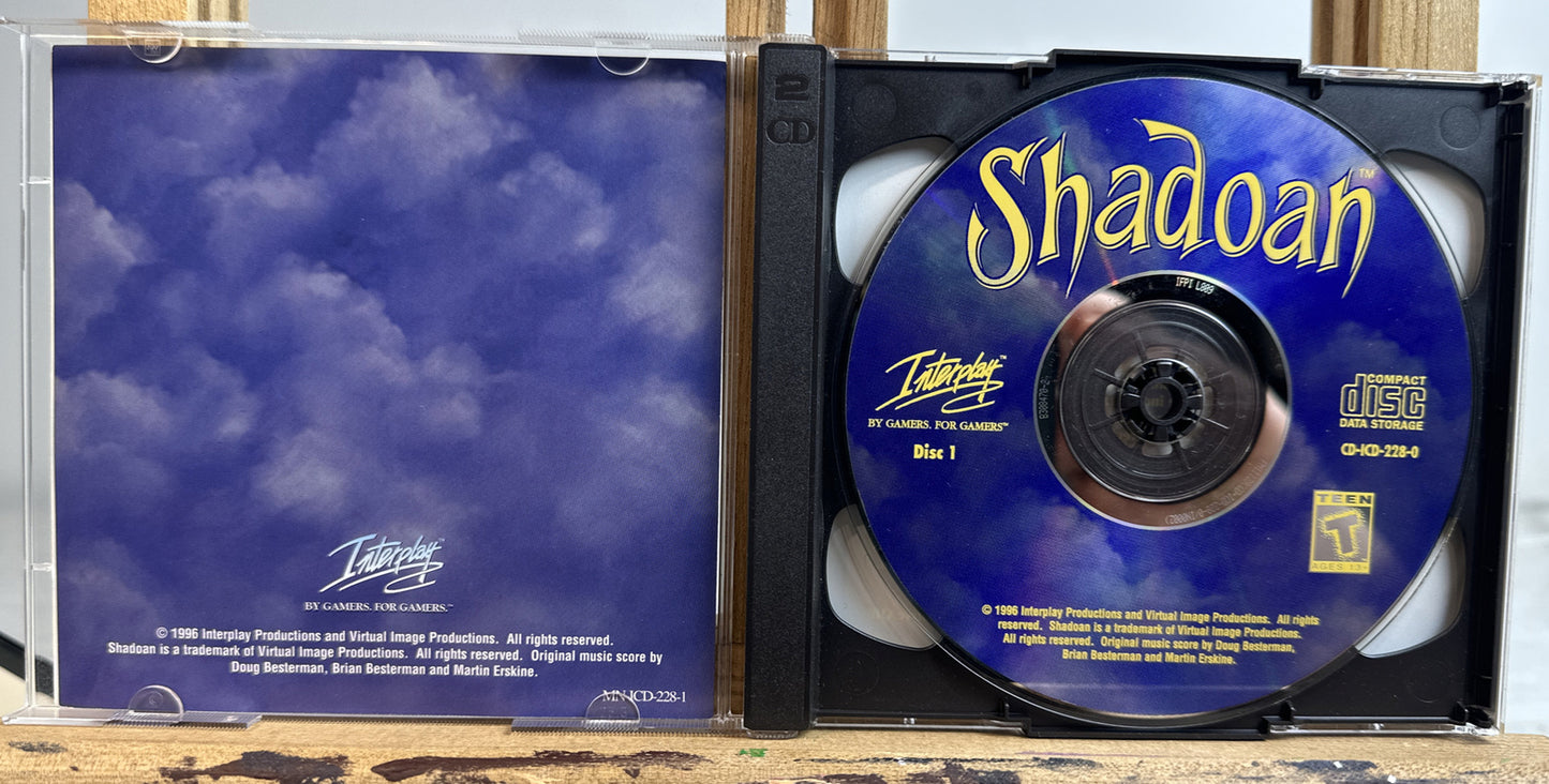 Kingdom II Shadoan Interplay 1996 PC DOS Win 95 Big Box PC Game Complete In VGC