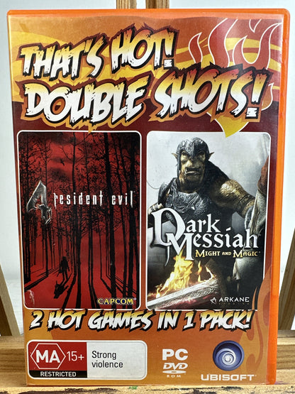 Dark Messiah Might And Magic And Resident Evil 4 PC Game Pack In VGC 3836