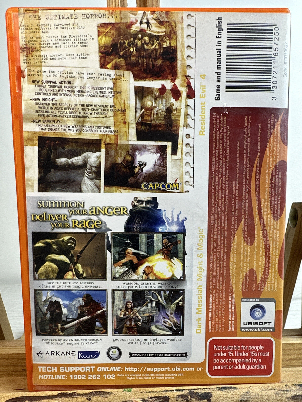 Dark Messiah Might And Magic And Resident Evil 4 PC Game Pack In VGC 3836