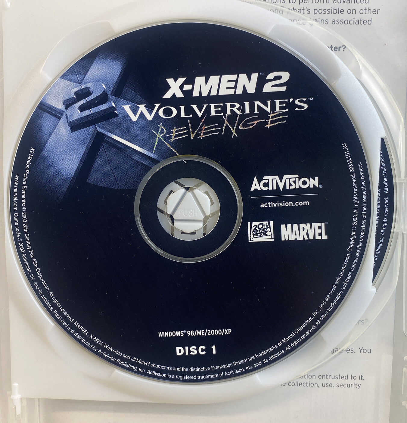 X-Men 2 Wolverine's Revenge PC complete Game In Good Condition 3840