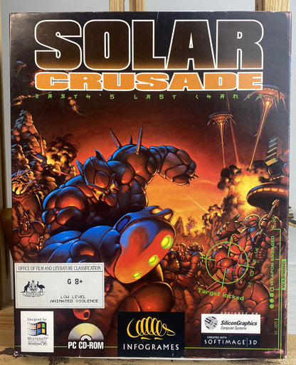 Solar Crusade Vintage Big Box Complete In Good Condition 3788