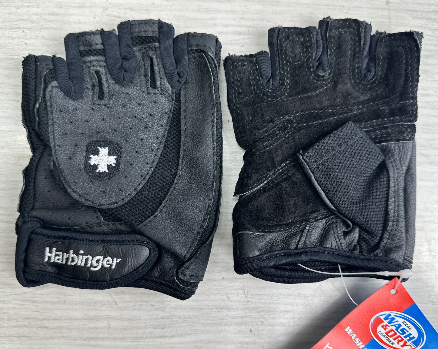 Gym Harbinger - Training Flexfit Glove Pair- Black Size - Small New Old Stock