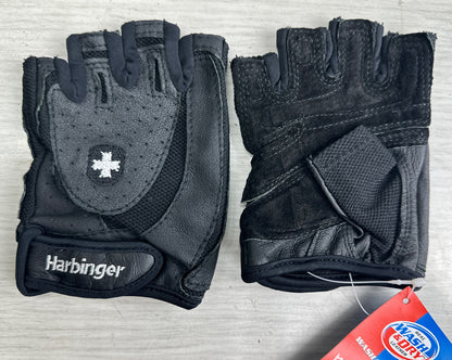 Gym Harbinger - Training Flexfit Glove Pair- Black Size - Small New Old Stock