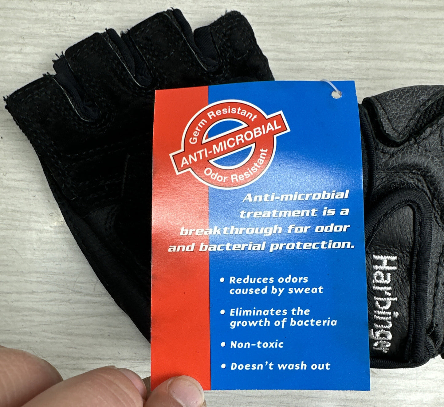 Gym Harbinger - Training Flexfit Glove Pair- Black Size - Small New Old Stock