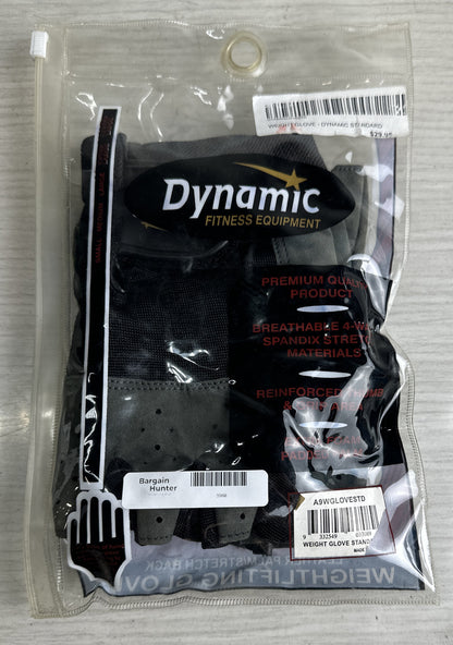 Gym Dynamic Glove Pair- Black Size - XL New Old Stock