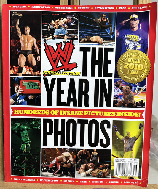 WWE Special Edition The Year In Photos 2010 February 2011 Magazine In VGC