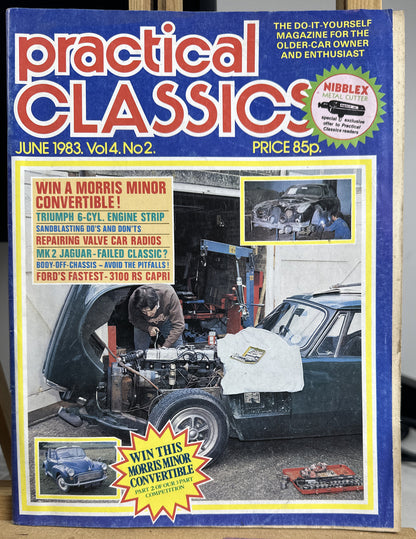 Practical Classics June 1983 Vol 4 No 2 Magazine In Good Condition