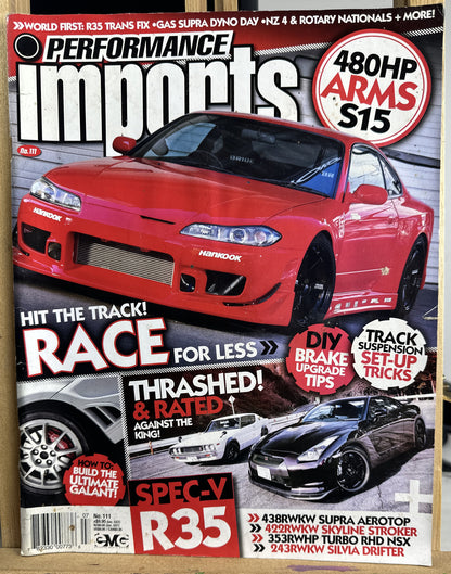 Performance Imports Magazine  No 111 In Ok Condition