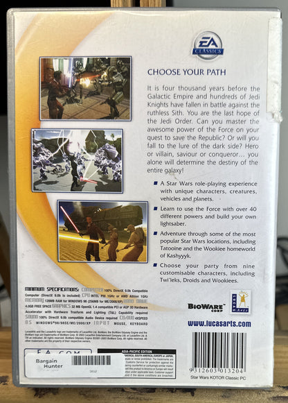 Ea Classics Star Wars Knights Of The Old Republic PC Game In Good Condition 3652