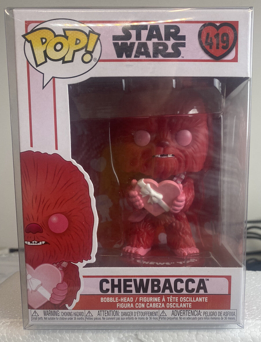 Star Wars Chewbacca Valentine #419 Funko POP In Good Condition 4326