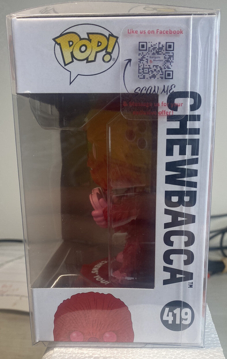 Star Wars Chewbacca Valentine #419 Funko POP In Good Condition 4326