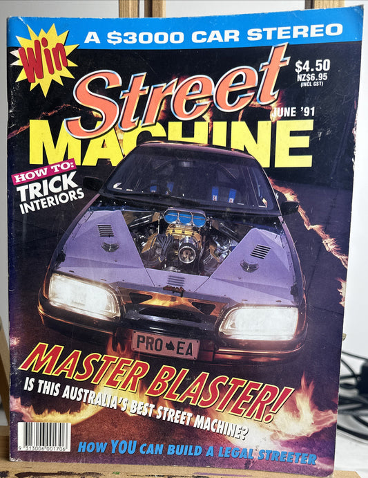 Street Machine Magazine June 1991 In Ok Condition