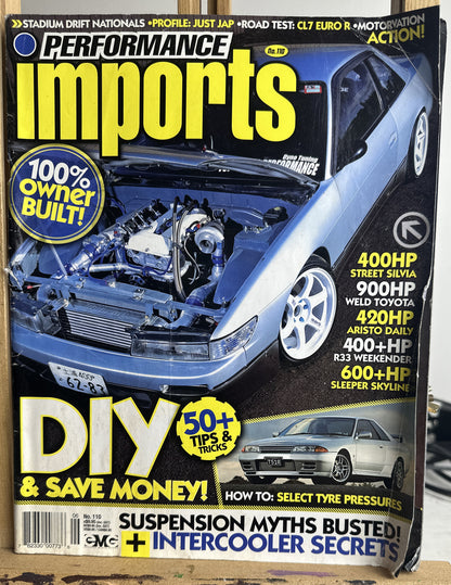 Performance Imports Magazine No. 110 In Ok Condition