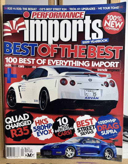 Performance Imports Magazine No. 113 In Ok Condition