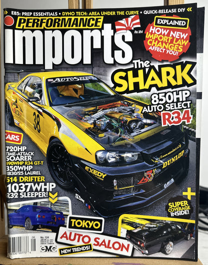 Performance Imports Magazine No. 124 In Ok Condition