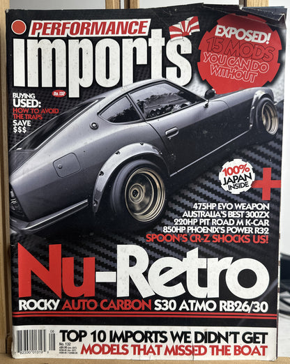 Performance Imports Magazine No. 132 In Ok Condition
