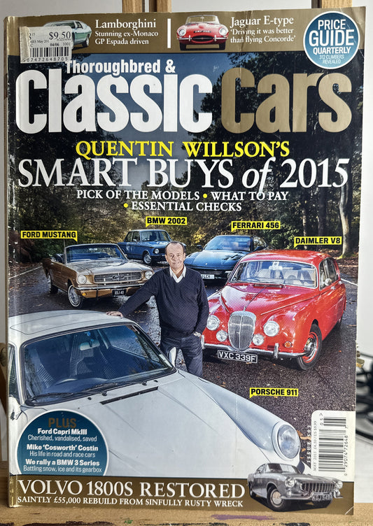 Thoroughbred and Classic Cars Magazine May 2015 Issue 502 In Ok Condition