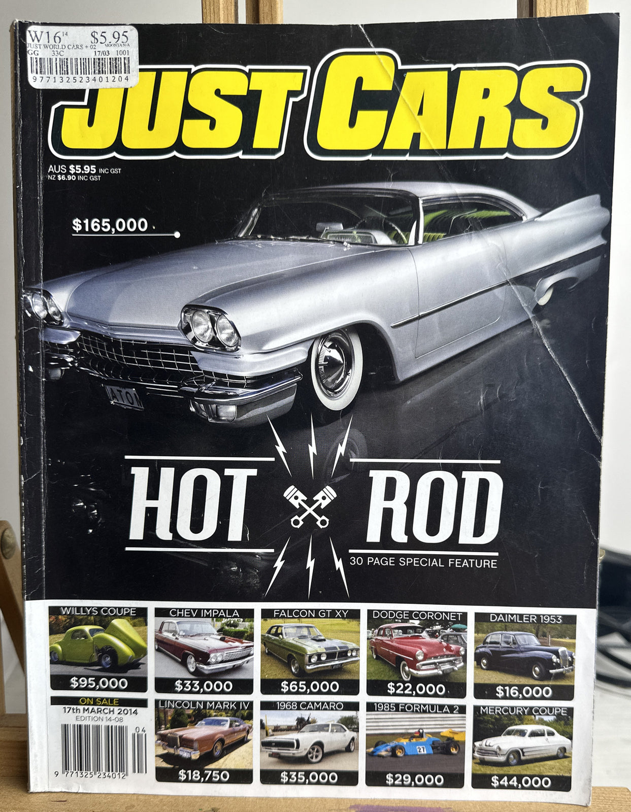 Just Cars Magazine No. 218 17th March 2014 Edition 14-08 In Ok Condition