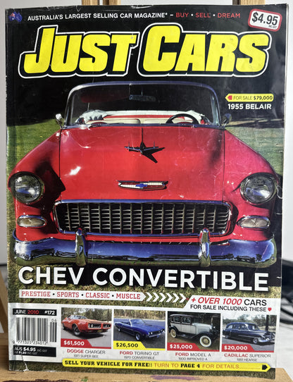 Just Cars Magazine June 2010 No. 172 In Ok Condition