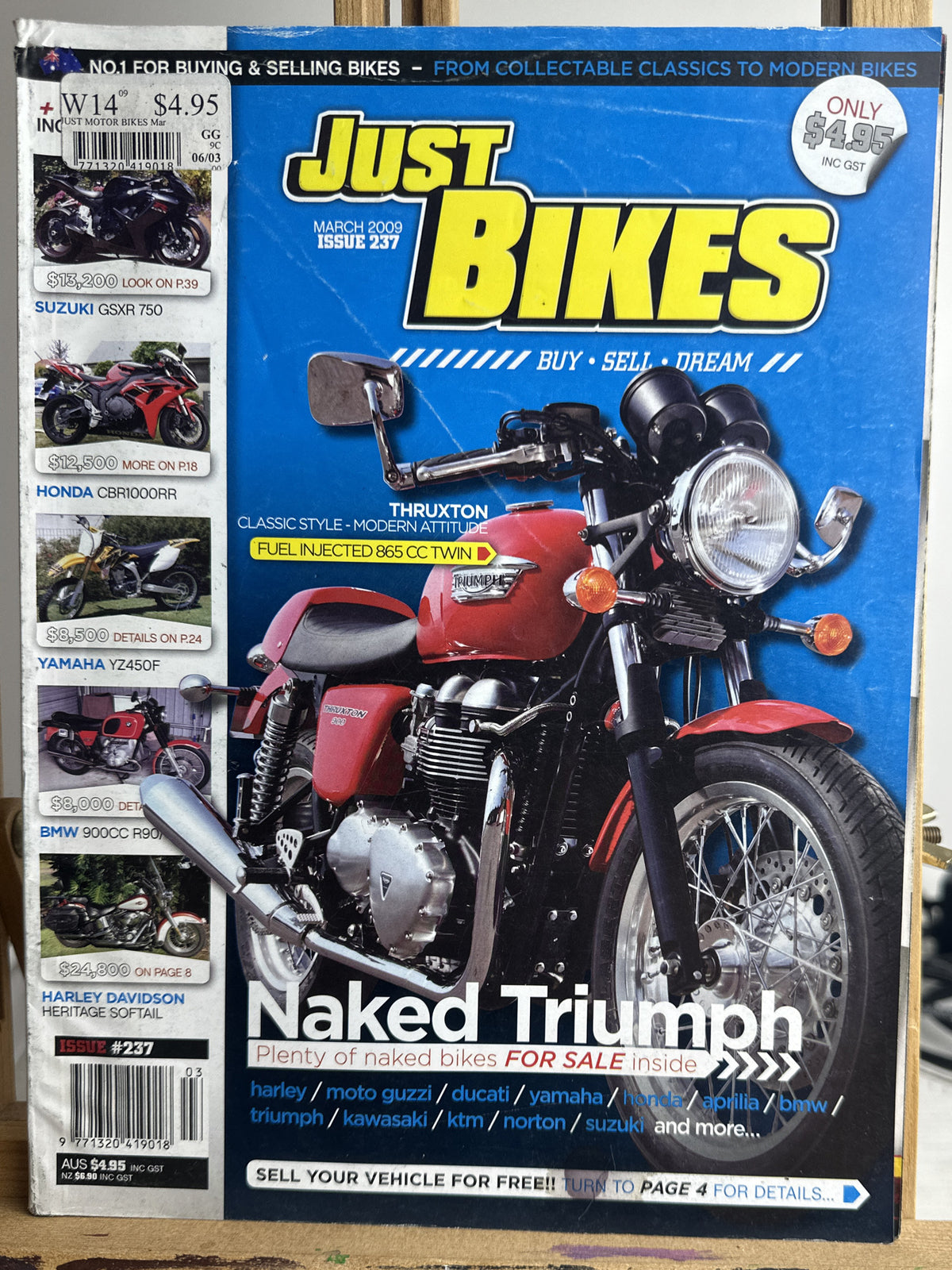 Just Bikes Magazine March 2009 No.237 In Ok Condition