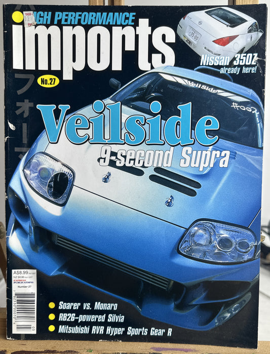 High Performance Imports Magazine No. 27 In Ok Condition