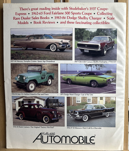 Collectible Automobile Magazine August 1996 In Ok Condition