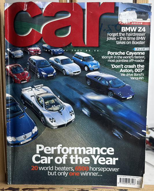 Car Magazine December 2002 In Ok Condition