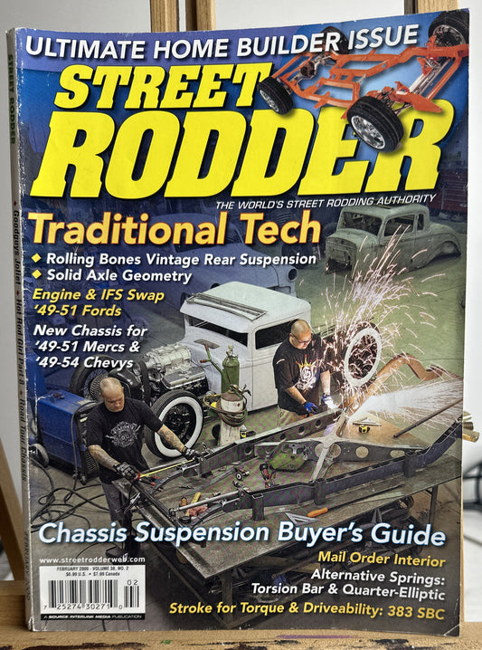 Street Rodder Magazine February 2009 Vol. 38 No.2 In Ok Condition