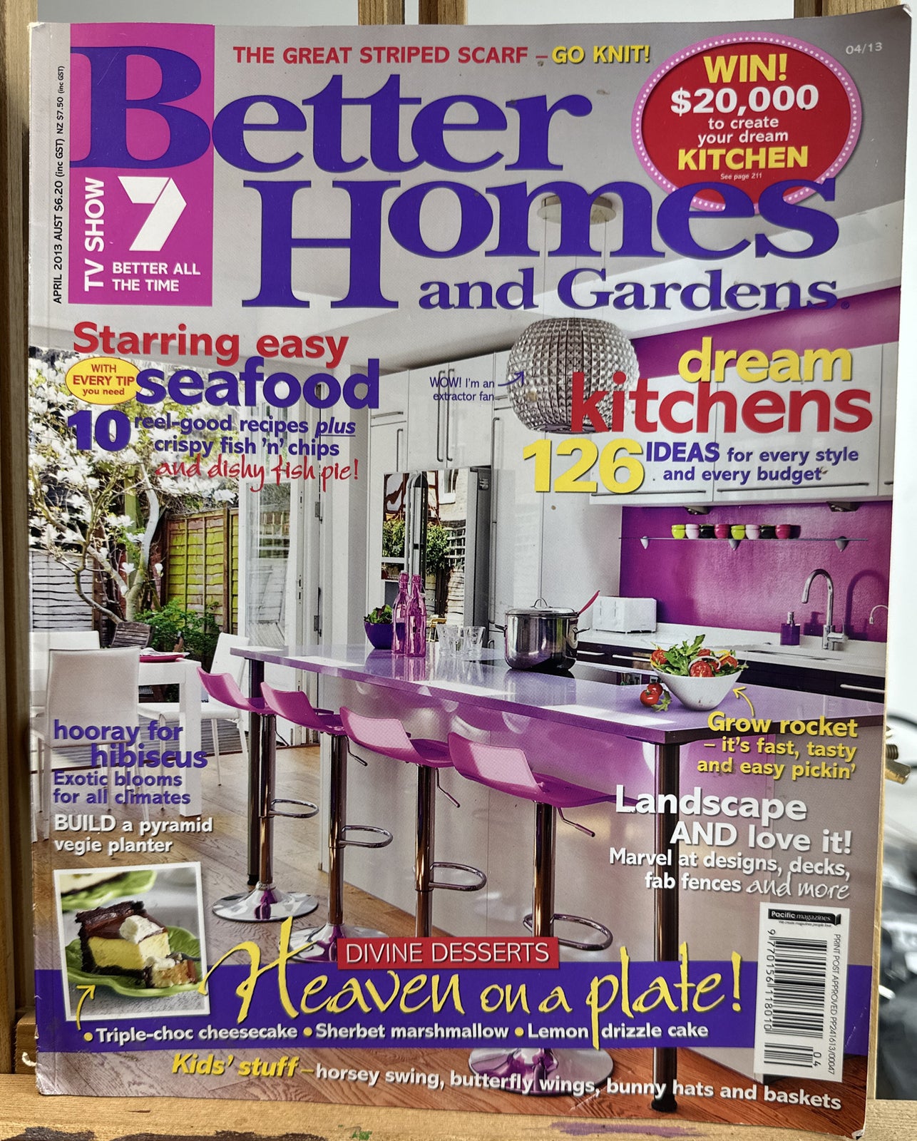 Better Homes and Gardens April 2013 Magazine In Good Condition