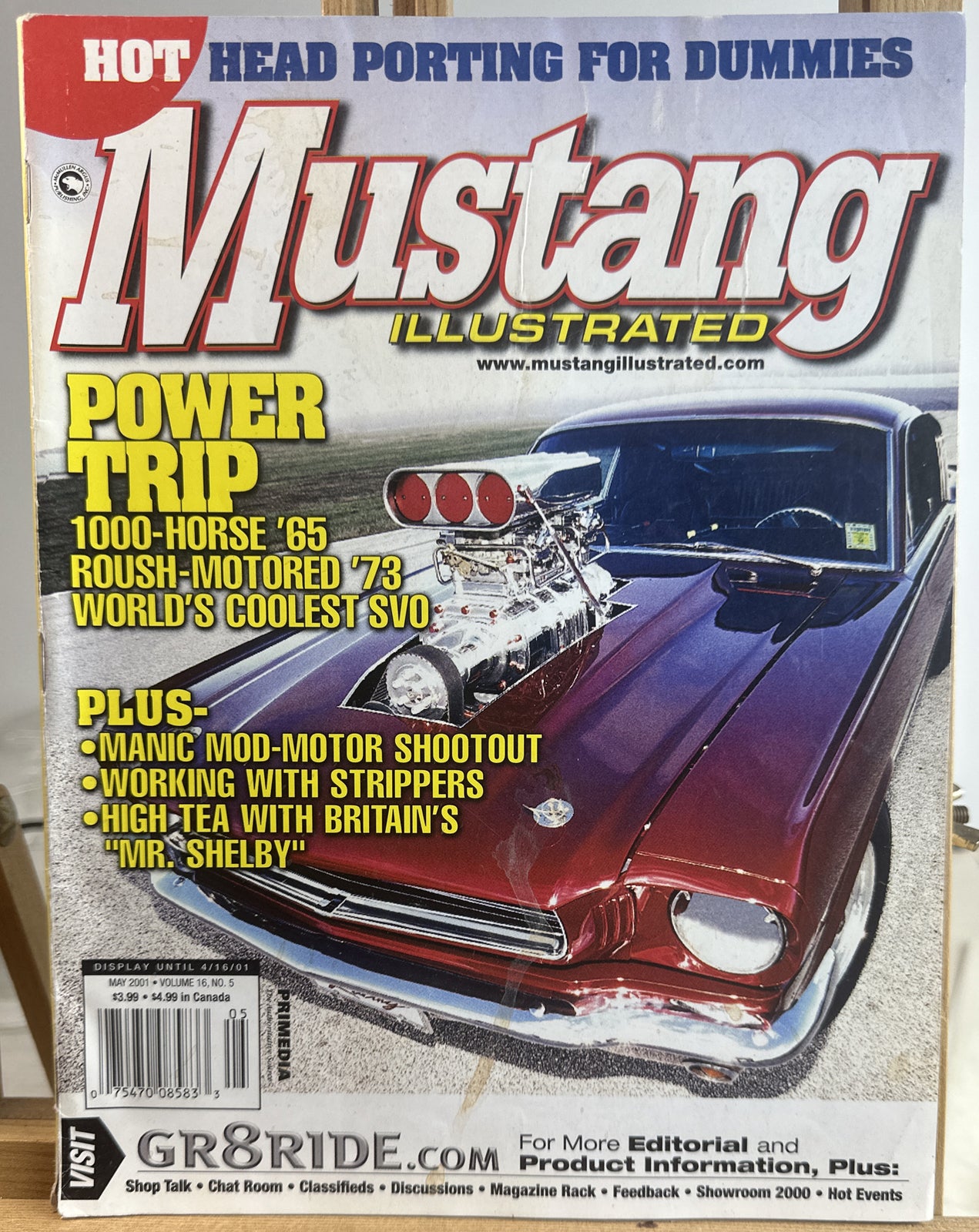 Mustang Illustrated Magazine May 2001 In Ok Condition