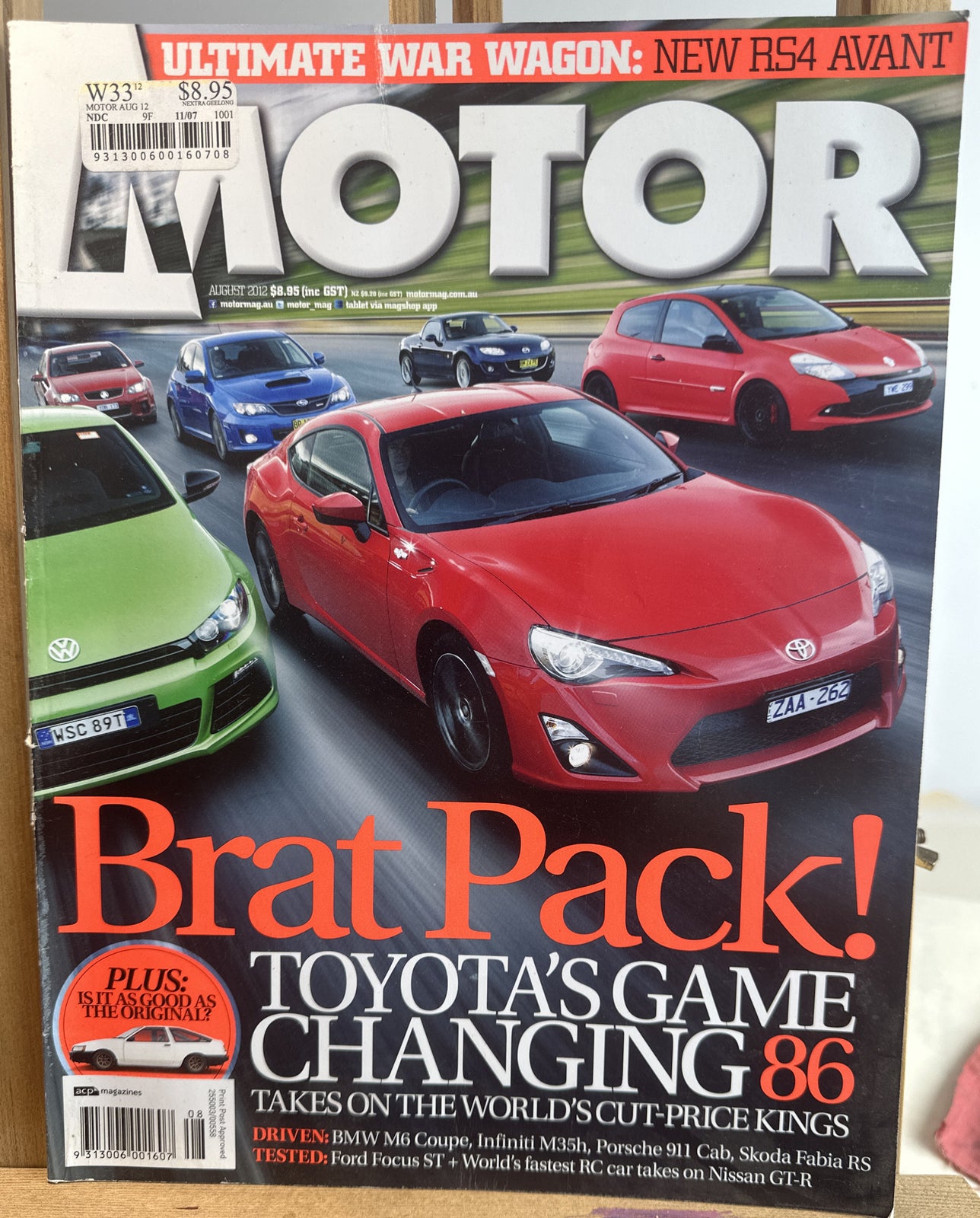 Motor Magazine August 2012 In Ok Condition