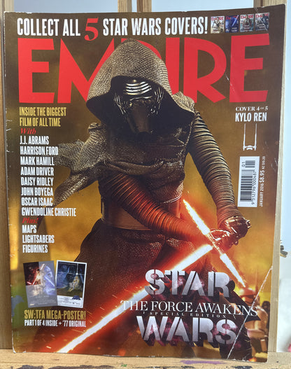 Empire Magazine Issue 178 January 2016 In Ok Condition
