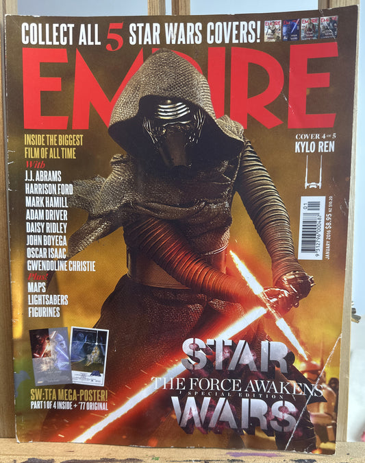 Empire Magazine Issue 178 January 2016 In Ok Condition